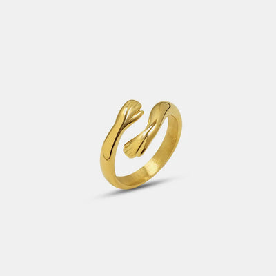 Titanium Steel Hug Bypass Ring - Korvel