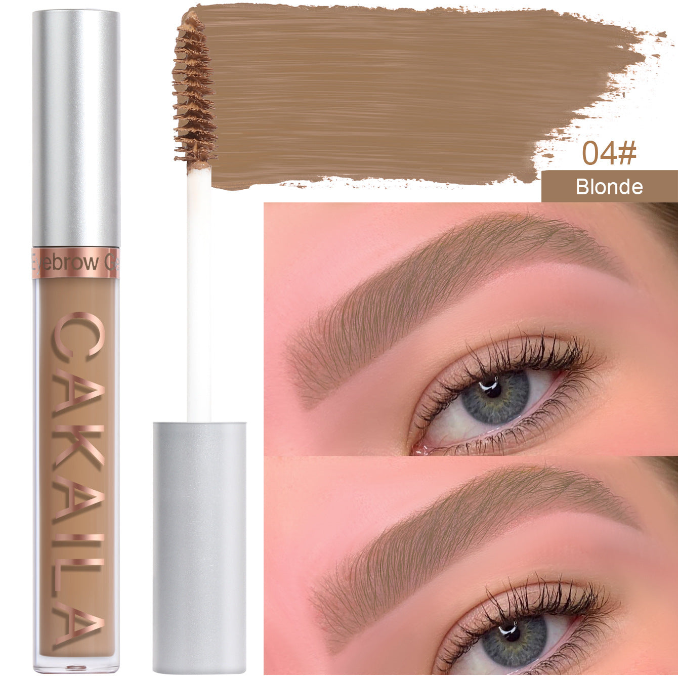 CAKAILA  Eyebrow dye matte non-smudge dyeing makeup eyebrow shaping eyebrow dye mascara set - Korvel