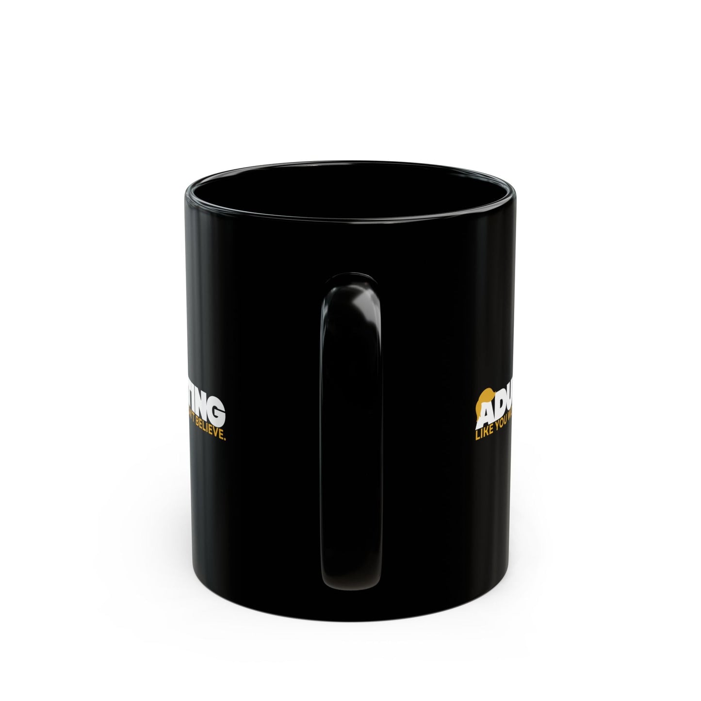 Mug en céramique noire Adulting - 11oz et 15oz