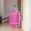 24 IN Luggage 1 Piece with TSA lock , Expandable Lightweight Suitcase Spinner Wheels, Vintage Luggage,Pink - Korvel