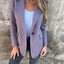 Ins Button Lapel Short Blazer Winter Fashion Commuter Jacket Outwear Women's Clothing - Korvel