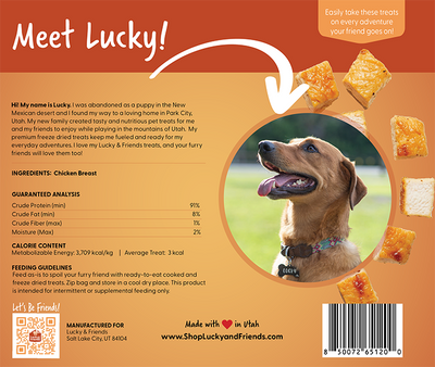 Lucky & Friends Chicken Breast Dog Treat - Korvel