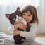 Coussin en forme de chat — Confort silencieux, charme subtil