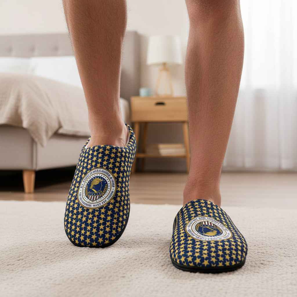 Chaussons pour hommes du Bureau américain des chaussettes et des pantoufles
