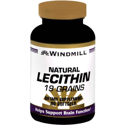Gélules de Lécithine Naturelle Windmill – 1200 mg, 90 Comptes
