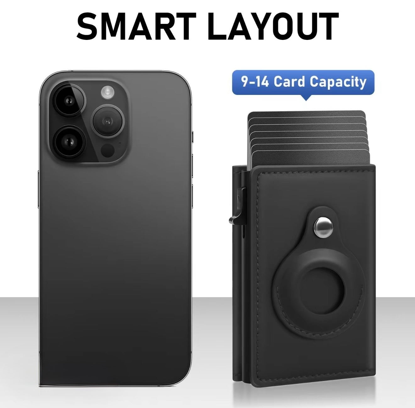 SlimGuard RFID Wallet - Minimalist Design & Security