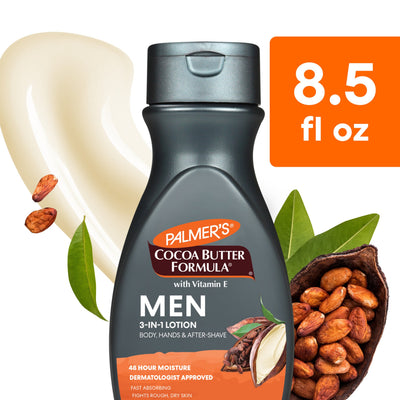 Loción Corporal y Facial Palmer's Cocoa Butter Formula para Hombres 8.5 Oz