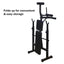 Olympic Weight Bench Bench Press Set with Squat Rack and Bench for Home Gym Full-Body Workout - Korvel
