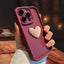 3D Love Protective Case for Apple iPhone 15 - Matte Finish