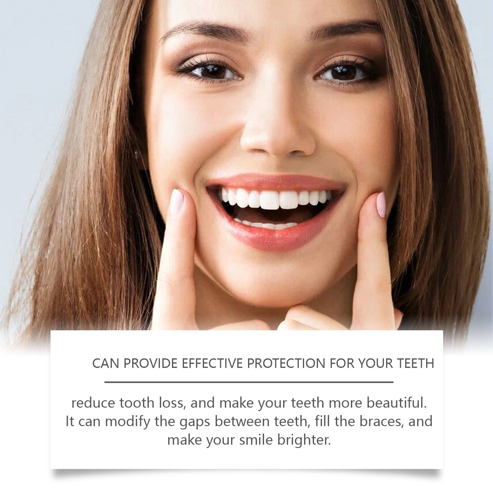 Denture Modification Braces Dental Cosmetic Sets Enhance Smile Appearance Comfortable Material Dentures - Korvel