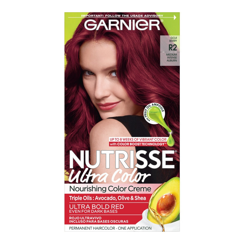 Garnier Nutrisse Ultra Color Cheveux R2 Auburn Intense Moyen