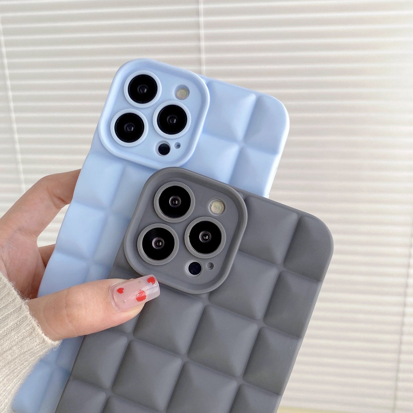 Premium Stereo Lattice Phone Cover for iPhone 14 Pro Max