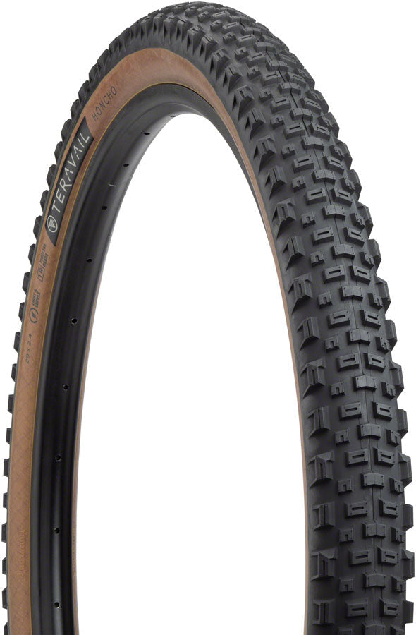 Teravail Honcho Tire - 29 x 2.4 Tubeless Folding Tan