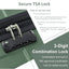 Hardshell Luggage Spinner Suitcase with TSA Lock Lightweight Expandable 24'' (Single Luggage) Green + ABS + 24 Inch - Korvel