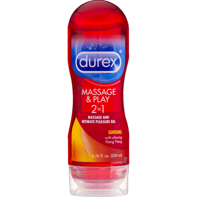Gel de Masaje y Juego Durex: Lubricante Sensual 2 en 1