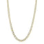 14k Yellow Gold White Pave Modern Lite Miami Cuban Chain (8.0mm)