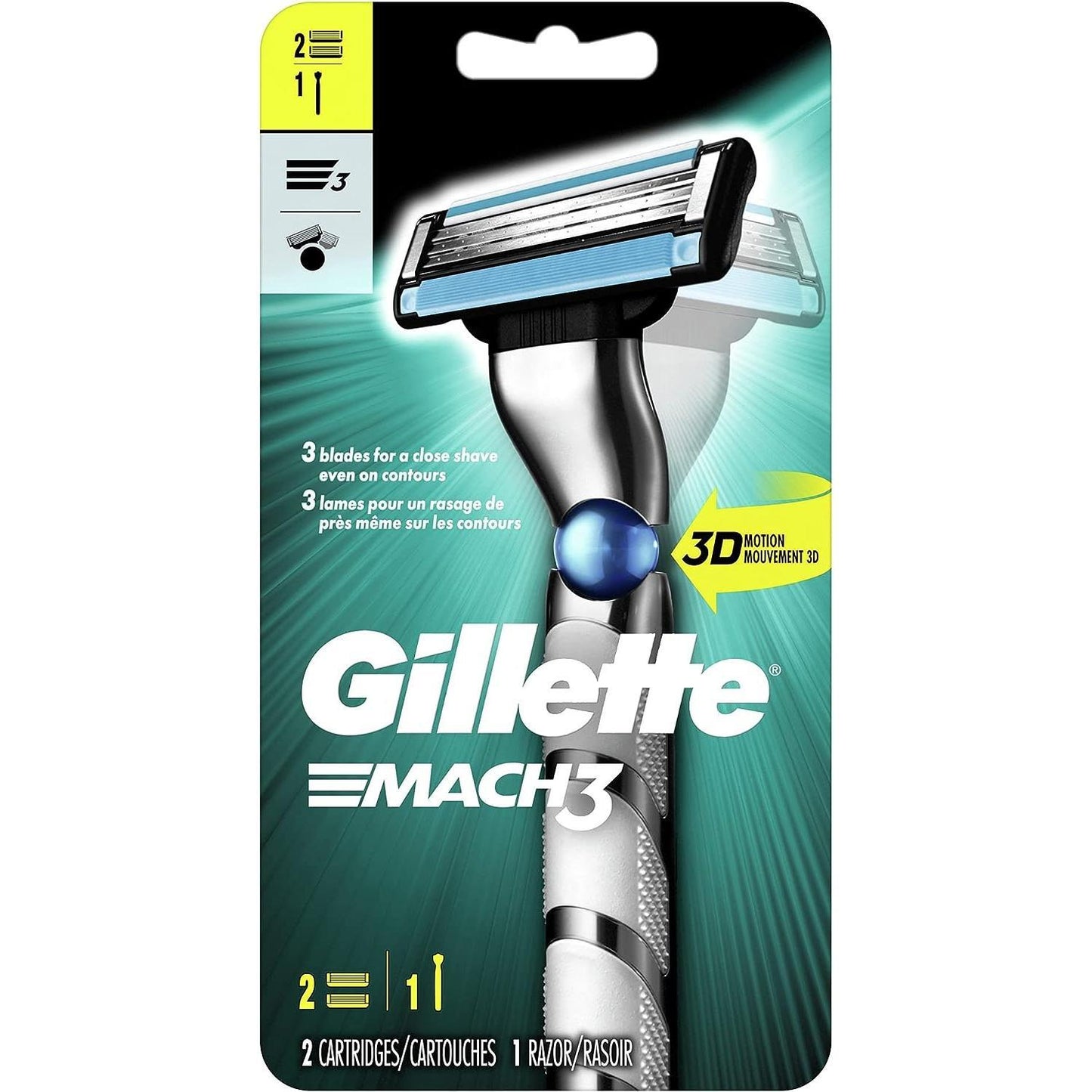 Gillette Mach3 Afeitadora de Movimiento 3D