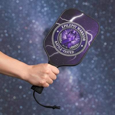 Epilepsy Warrior Paddleball Set – Purple Ribbon Awareness Game