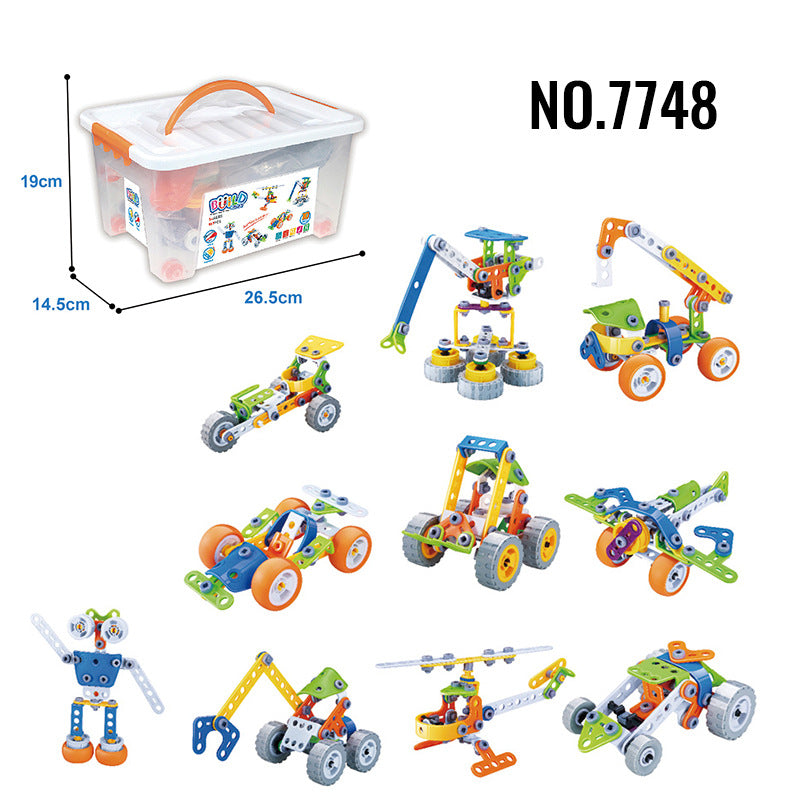 Juego de Bloques de Construcción Creativos para Niños - Juguete Educativo STEM