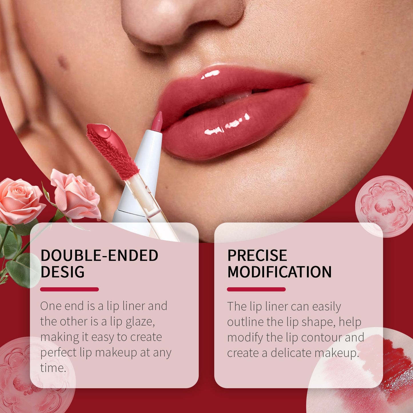 Stylo à lèvres Double Tête Essence - Gloss 2-en-1