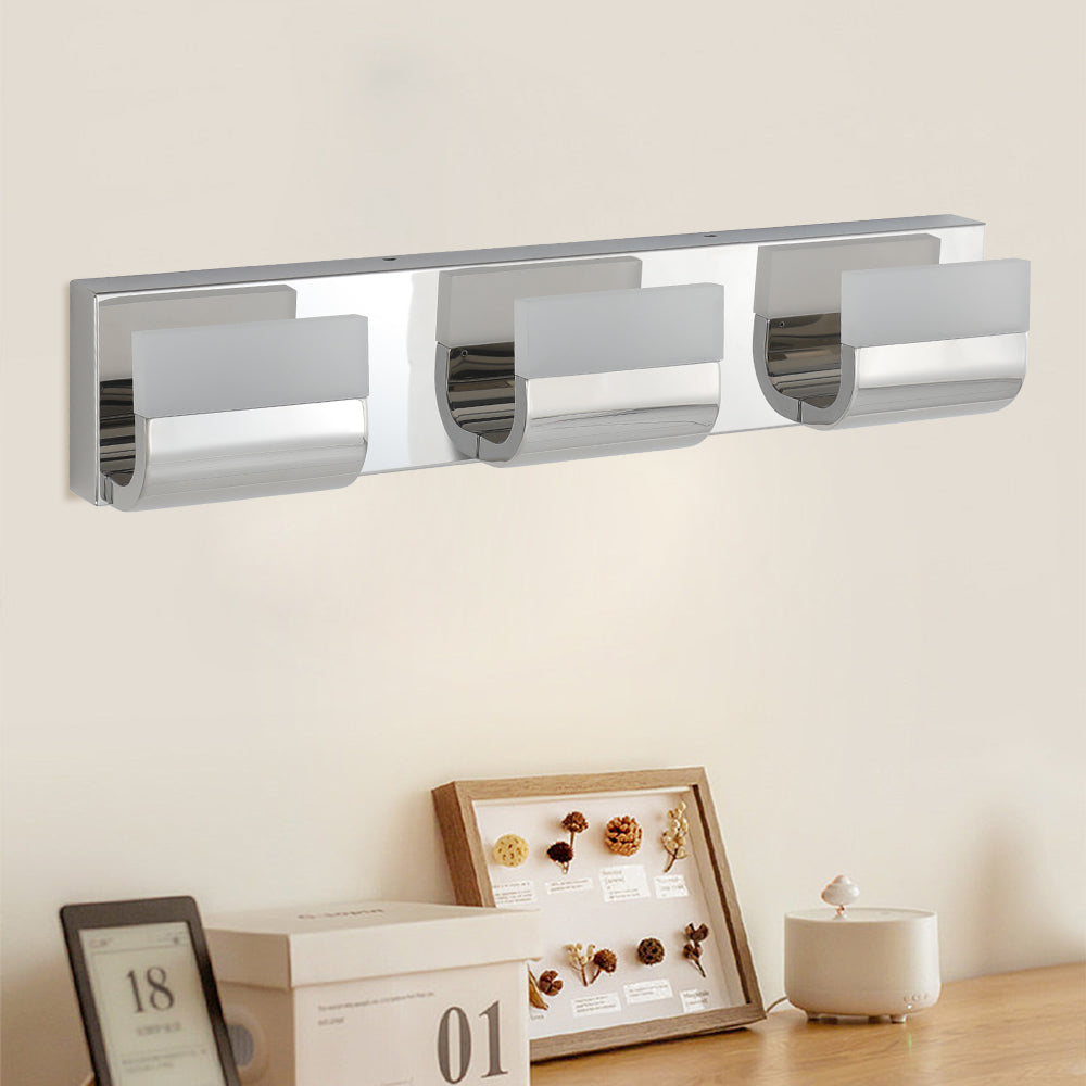 Modern 3-Light LED Bathroom Vanity Wall Light
