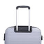 Hardshell Suitcase Spinner Wheels PP Luggage Sets Lightweight Durable Suitcase with TSA Lock,3-Piece Set (20/24/28) ,Silver - Korvel
