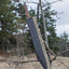Handcrafted Viking Seax Knife with Premium Leather Sheath - Korvel
