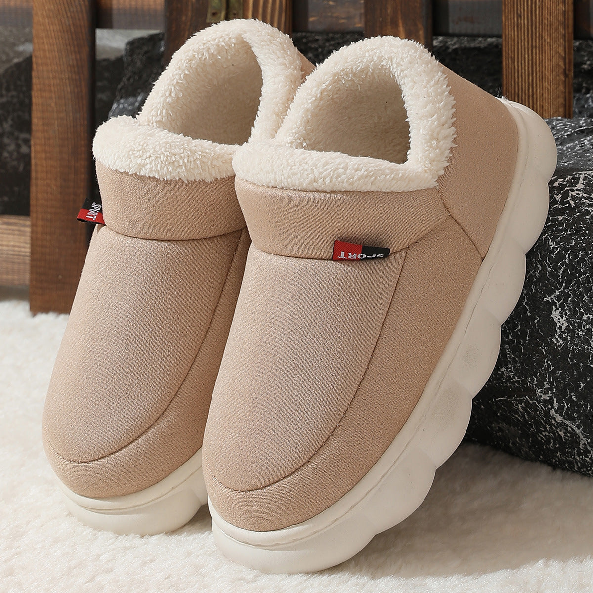 Zapatillas de Algodón Acogedoras y Suaves para Hombres y Mujeres