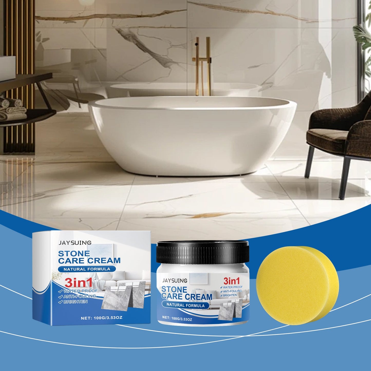 Stone Maintenance Cream, Tile Stone Maintenance Floor Renovation Polish Cream Waxed Floor Care Cream - Korvel