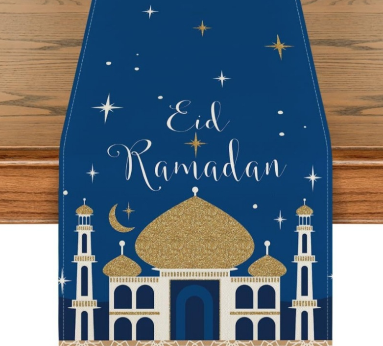 Printed Moon Castle House Tablecloth Home Decoration Party Festival Atmosphere Table Flag - Korvel