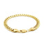 Bracelet Miami Cuban semi-solide en or jaune 10k - 6,60 mm