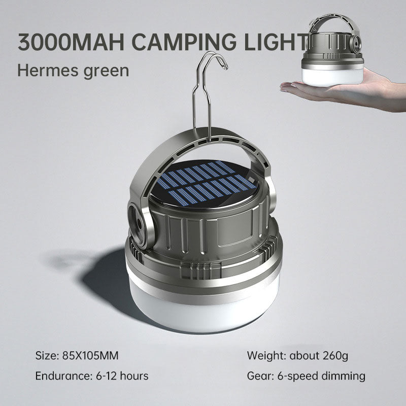 Outdoor Camping Light Solar Charging Camping Light LED Bulb Household Emergency Light - Korvel
