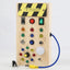 Montessori Busy Board Sensory Toys Wooden with LED Light Switch Control Board Travel Activities Kids Games for 2-4 Years Old - Korvel