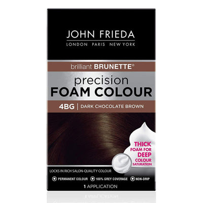John Frieda Brilliant Brunette 4BG Dark Chocolate Brown Hair Color