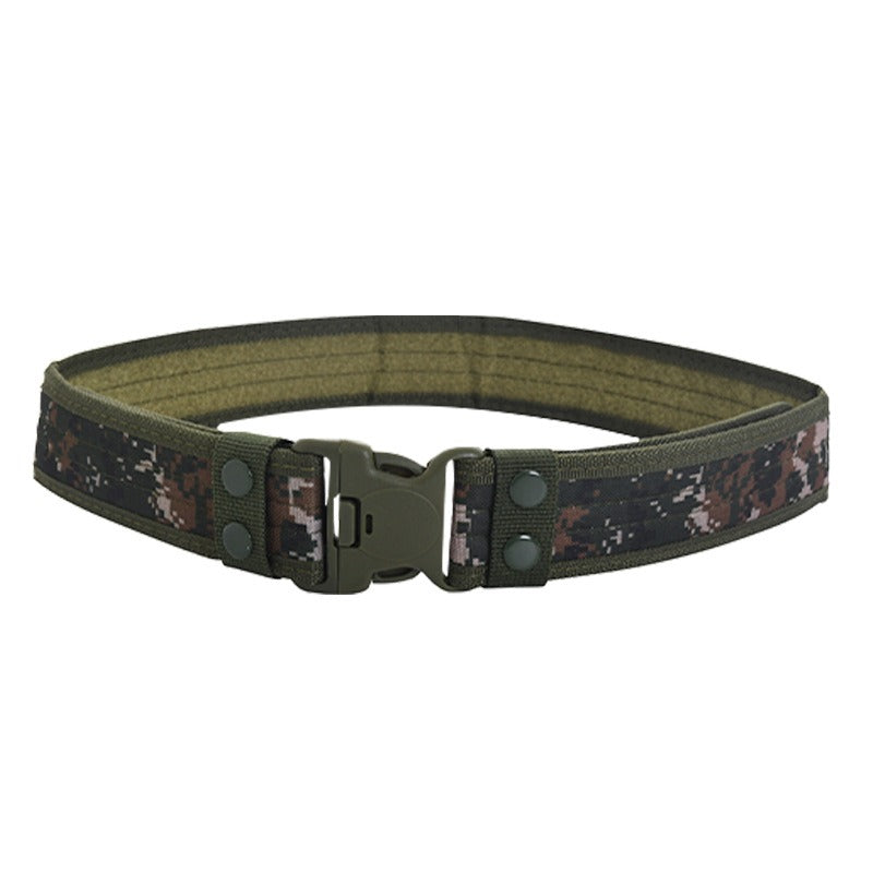 5.0 Oxford Cloth Tactical Belt Velcro Wrapped Outdoor Canvas Belt - Korvel