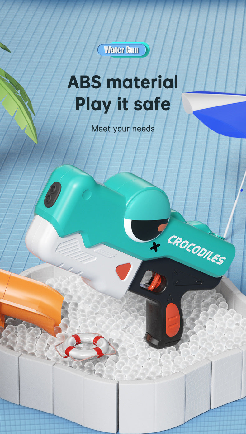 Cute Crocodile Automatic Electric Water Gun