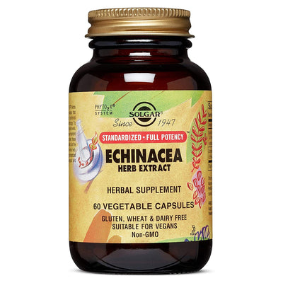Extrait de plante d'Echinacée Solgar - 60 capsules végétales