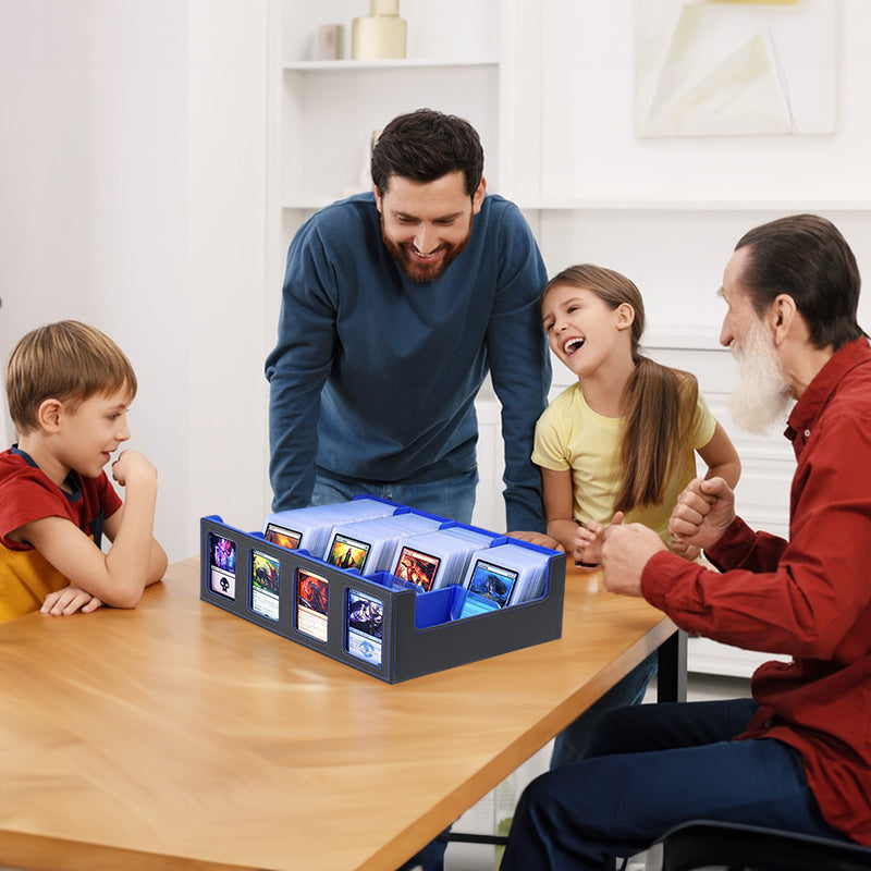 Large-capacity 3000+ Tabletop Game Card Storage Box - Yu-Gi-Oh! & Pokémon Flip-Top Card Case - Korvel