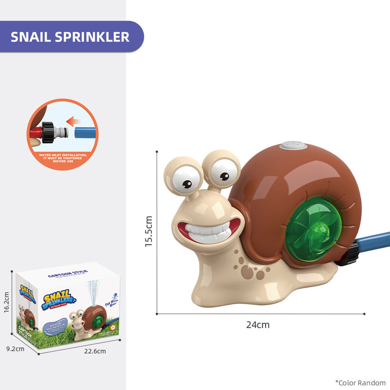 Cartoon snail sprinkler for boys and girls, summer garden lawn, water - spraying toys, fun pool party, backyard - Korvel