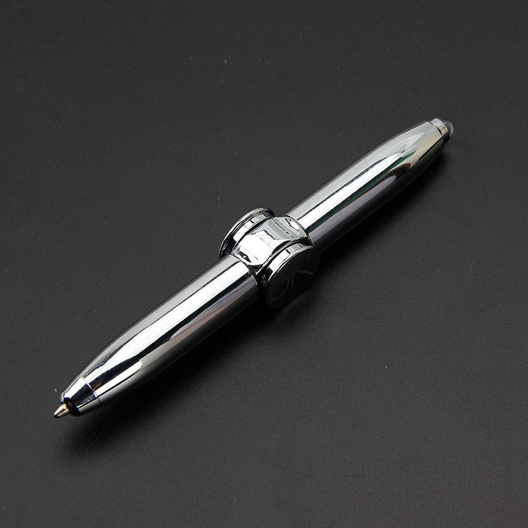 Rotating Luminous Finger Gyroscope Ballpoint Pen