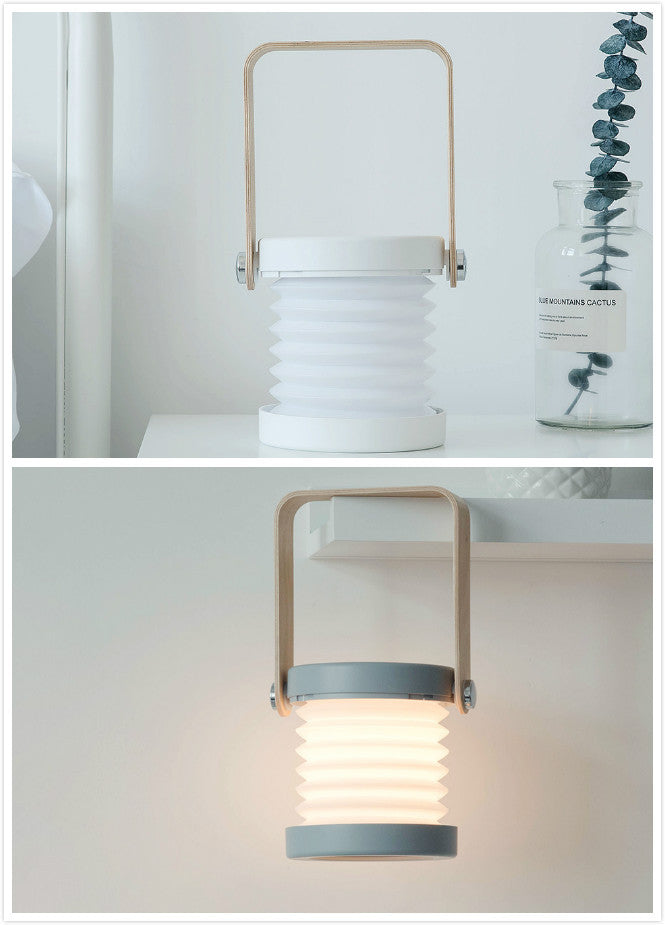 Foldable Touch Dimmable LED Night Light - Portable Lantern
