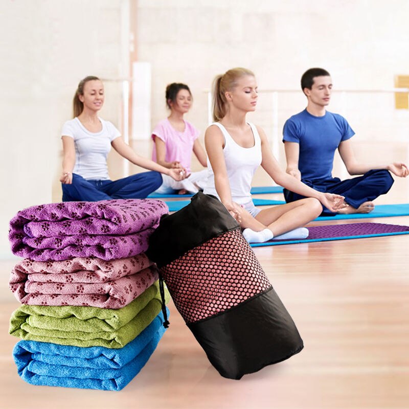 YOUGLE Non Slip Yoga Mat Cover Towel Blanket For Fitness Exercise Pilates Training - Korvel