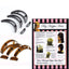 5PCS Bumpits Big Happie Hair Volumizing Inserts
