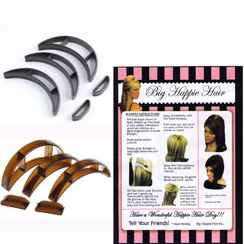 5PCS Bumpits Big Happie Hair Volumizing Inserts