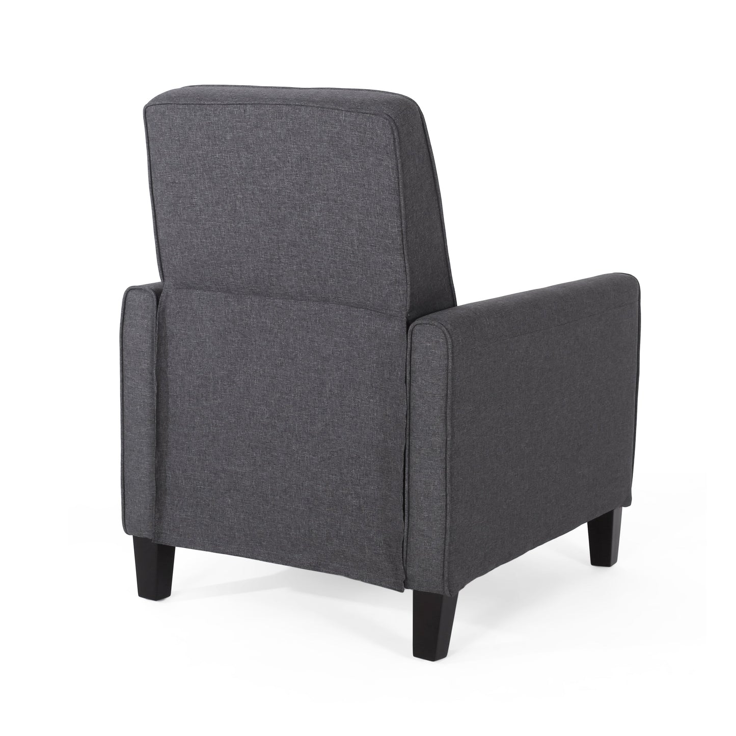 Smoke Fabric Push Back Chair for Elegant Home Décor - Korvel
