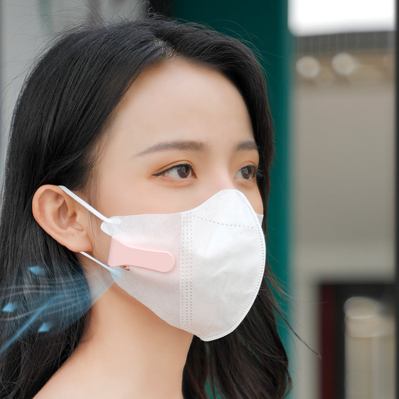 Net Celebrity Fan Mask Fan Mini Portable Children's Mask Anti-Stuffy Instead Of Breathing Valve Usb Charging Smart Fan - Korvel
