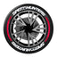 Premium Tire Letter Stickers for Car and Motorcycle Decoration