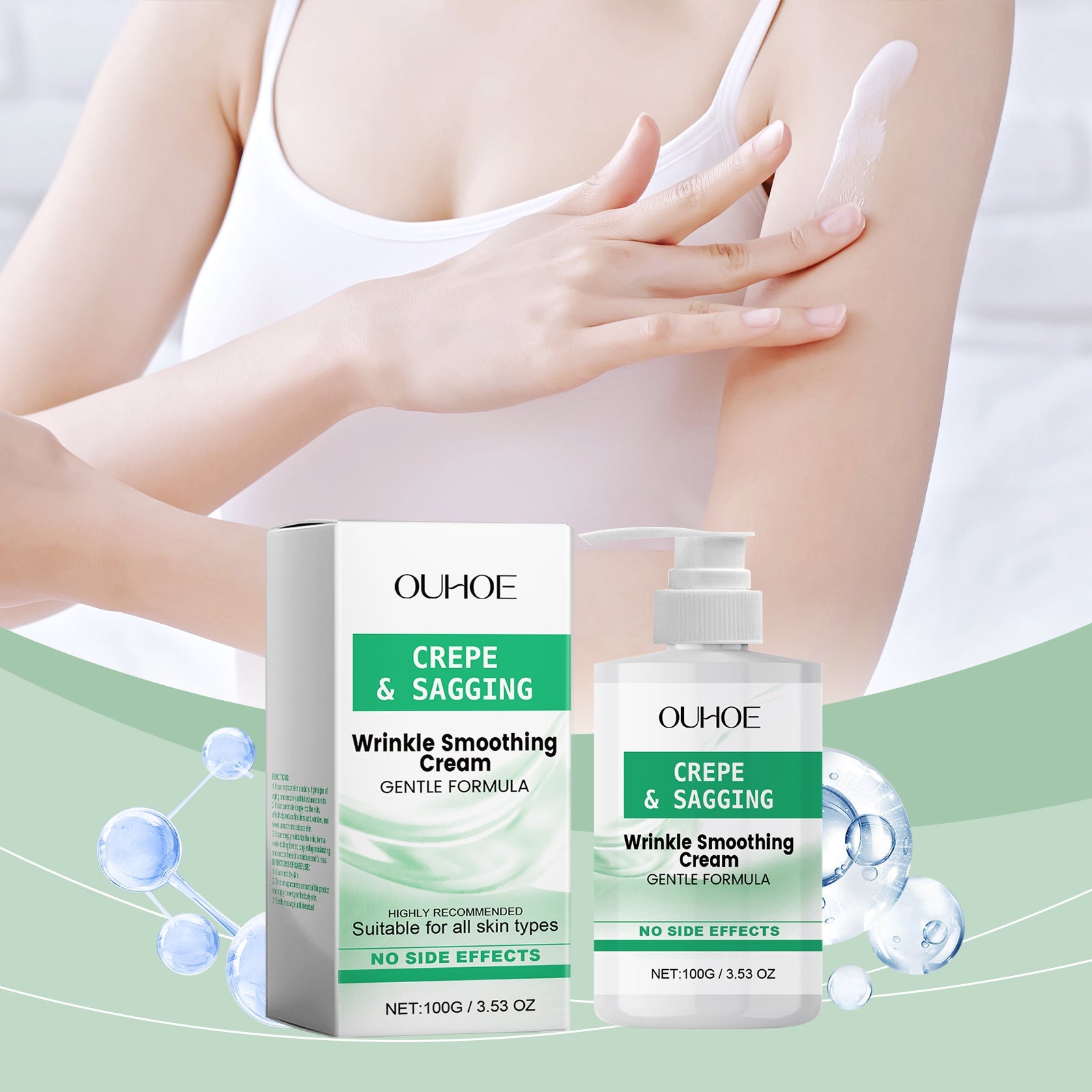 Skin Firming Cream Hydrating, Smoothing Fine Lines Nourishing, Firming, Moisturizing, Caring And Massaging Body Cream - Korvel