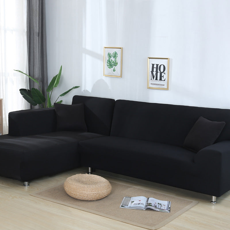 Solid color sofa cover, elastic tight package, full cover, fabric sofa cover, sofa cushion, sofa cover - Korvel