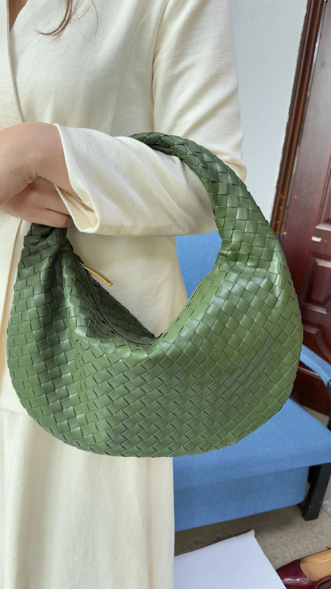 Premium Large Women's Woven Shopper Bag